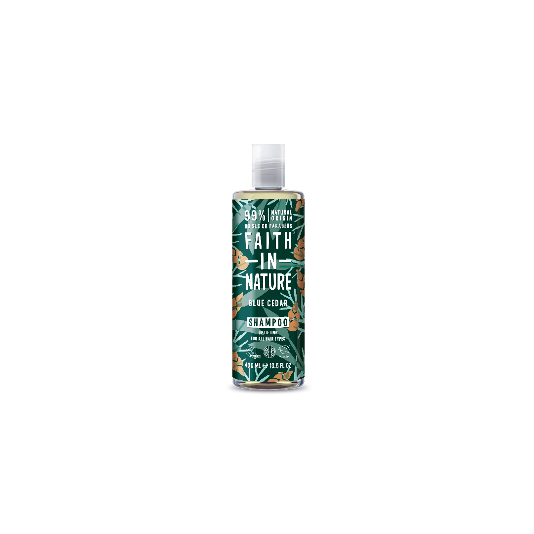 Faith For Men Blå Cedertræ Shampoo