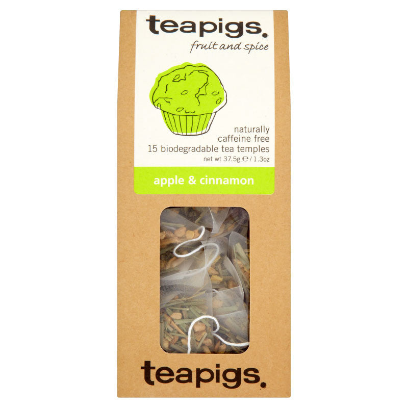 teapigs apple and cinnamon tea 15s. Æble og kanel te 15 stk. i æske