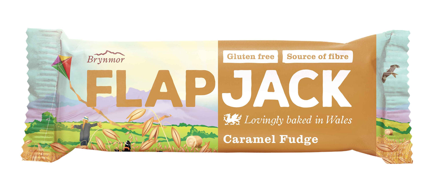Flapjack caramel karamel glutenfri snackbar