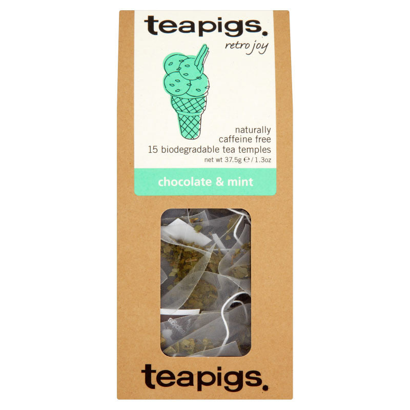 teapigs chocolate and mint tea chokolade og pebermynte te