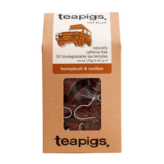 teapigs honeybush and rooibos herbal red tea rød te urtete 50 templer