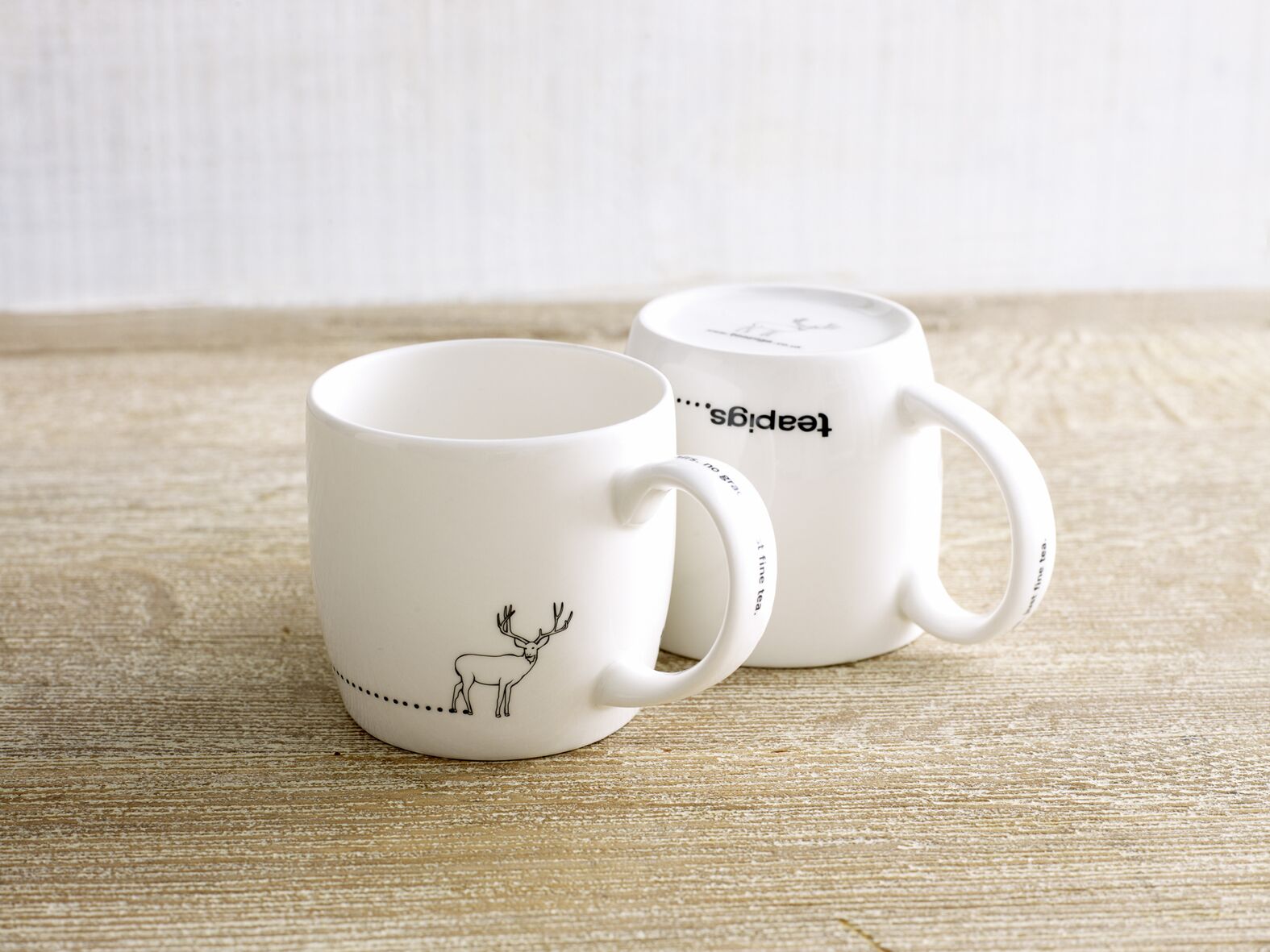 teapigs kopper med mao feng kronhjorten på