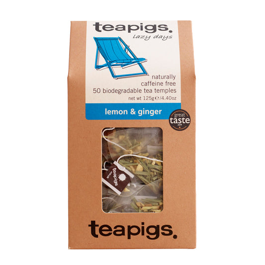 teapigs Lemon & Ingefær te - 50 stk. Lemon and ginger. koffeinfri
