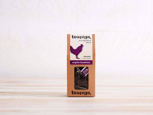 teapigs organic english breakfast tea 15 templer. Økologisk sort te
