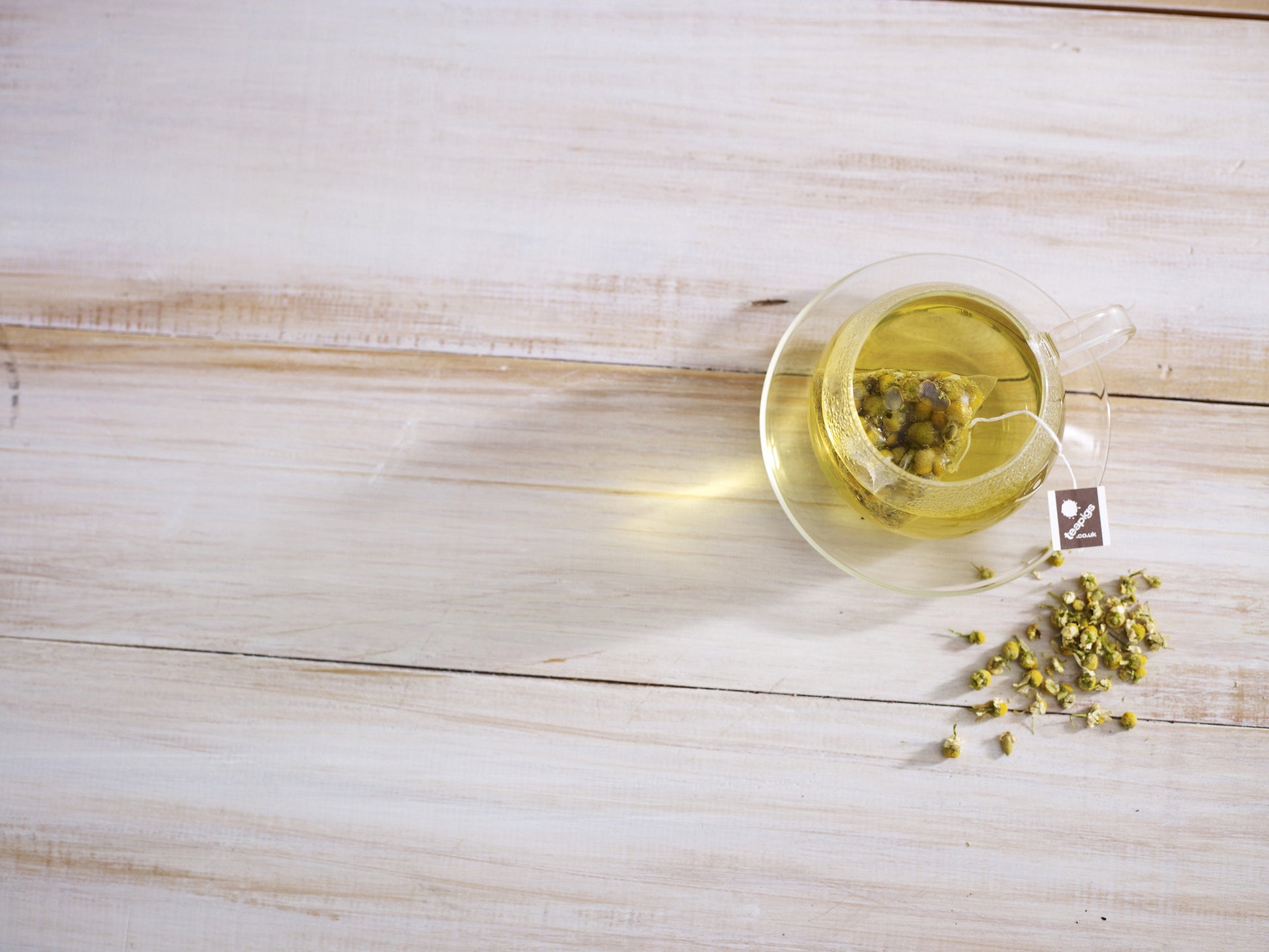 teapigs kamille te i kop