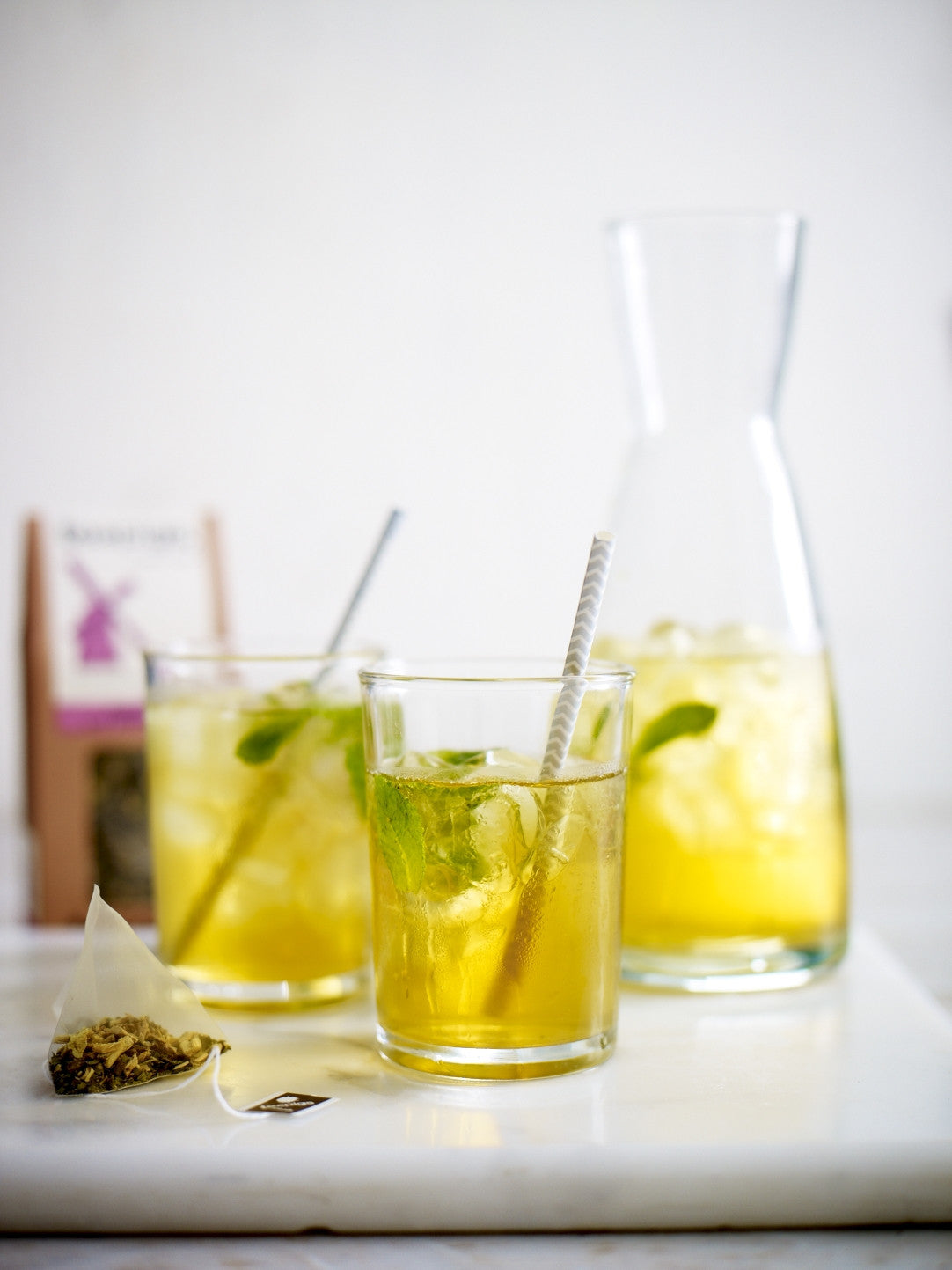 teapigs iste i glas og kande