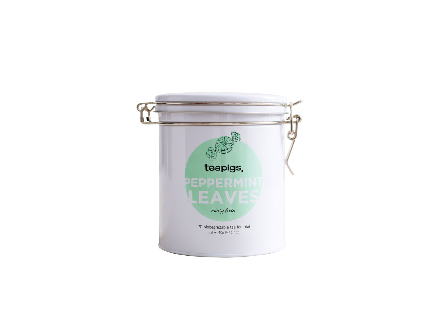 Tins of tea Pebermynteblade te - 20 stk.