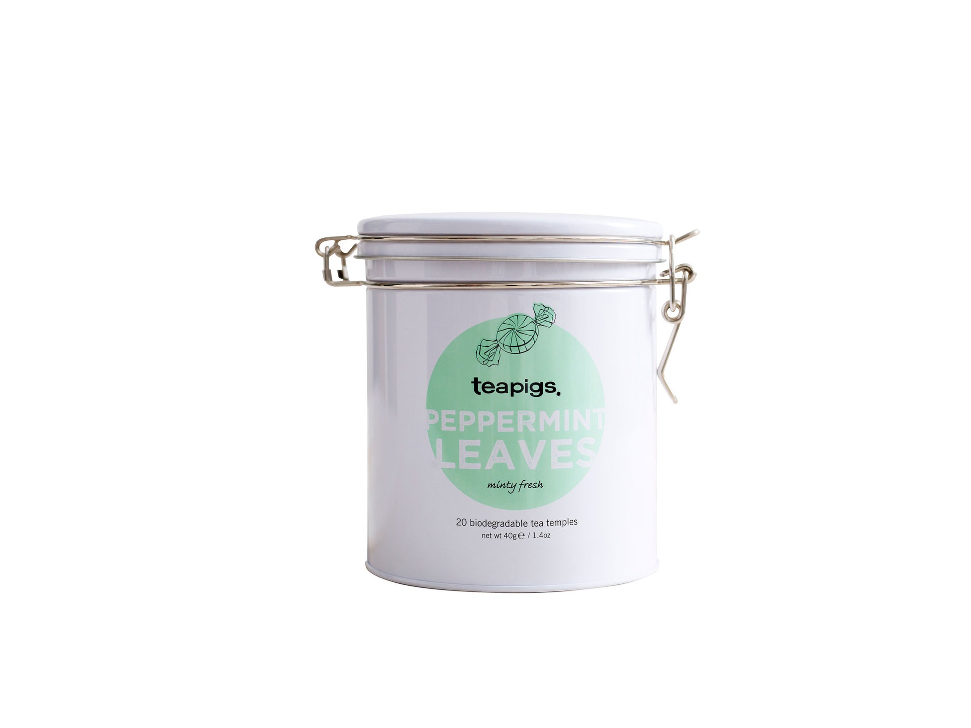 Tins of tea Pebermynteblade te - 20 stk.