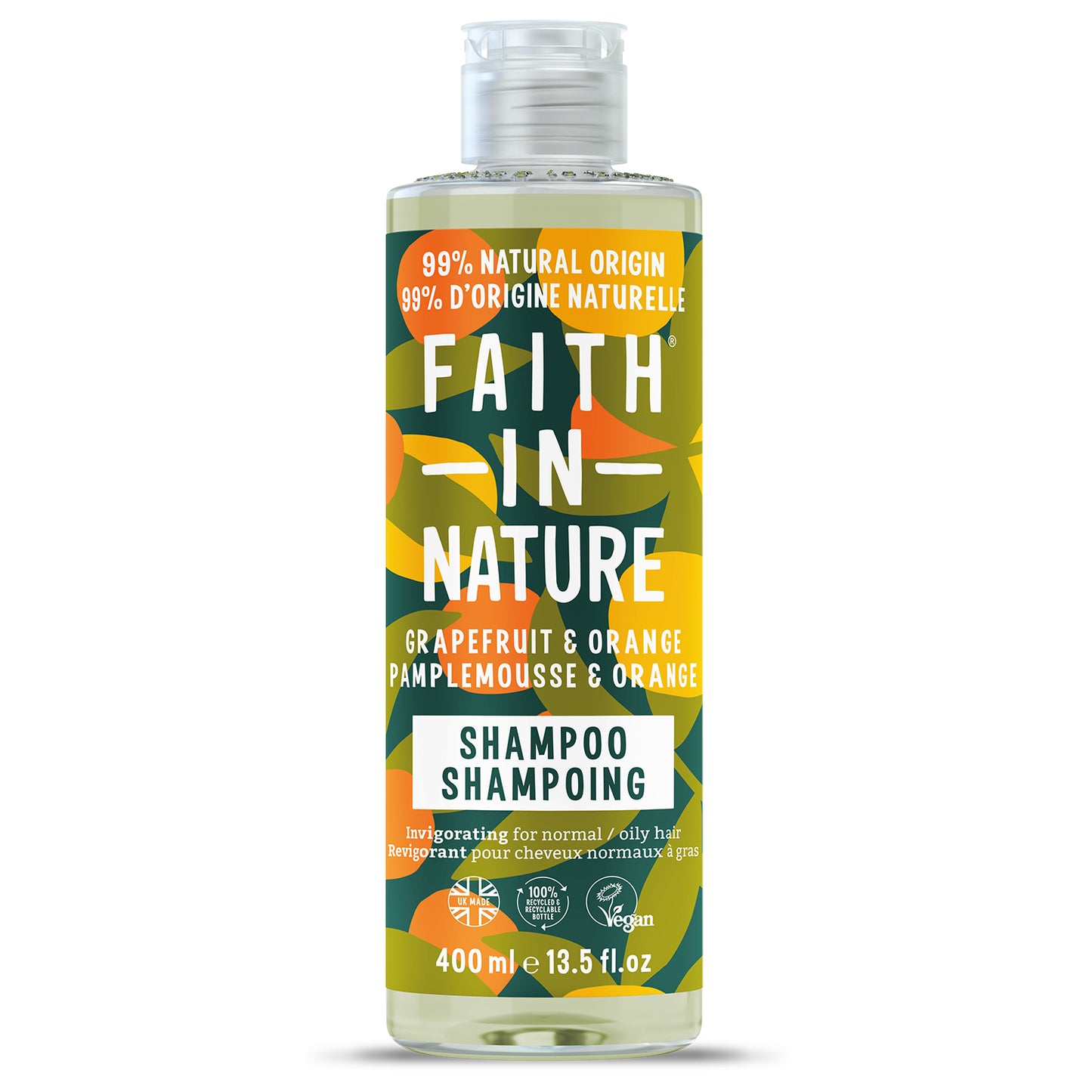 Shampoo Grapefrugt & Orange 400 ml.