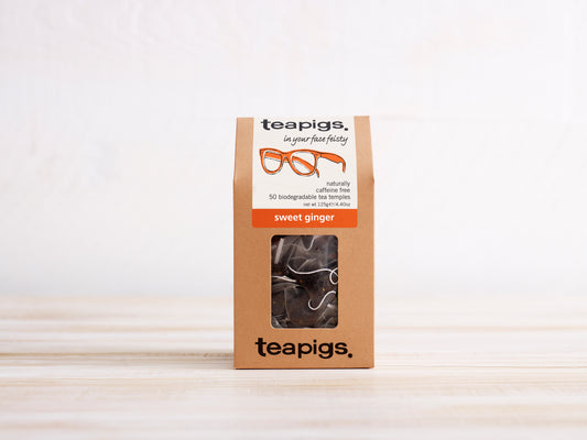 teapigs sweet ginger tea 50s. Sød ingefærte i æske 50 stk.