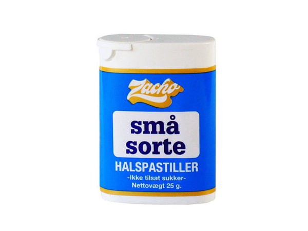 Små sorte halspastiller