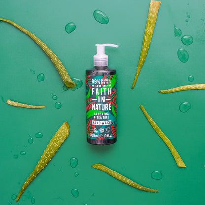 Flydende håndsæbe Aloe vera & Tea tree