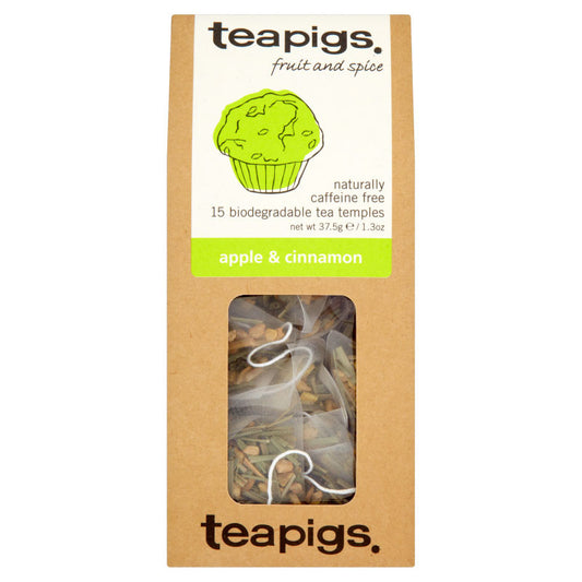 teapigs apple and cinnamon tea 15s. Æble og kanel te 15 stk. i æske