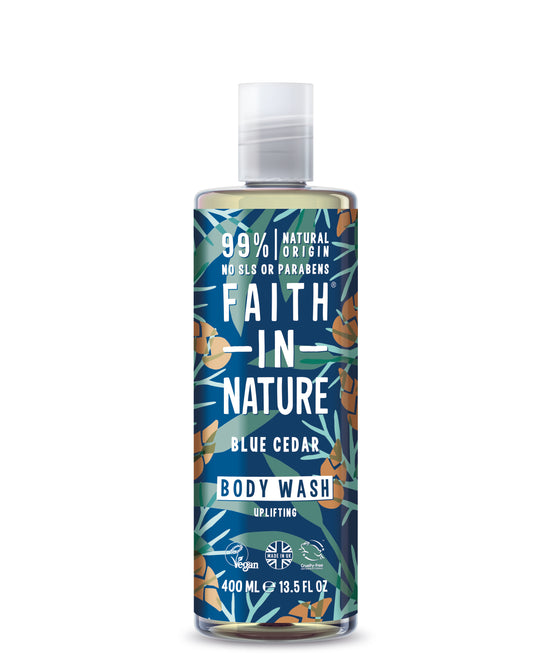 Faith For Men Blå Cedertræ Body Wash