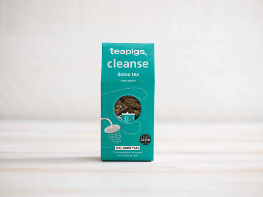 teapigs cleanse detox tea with coconut feel-good økologisk urtete 