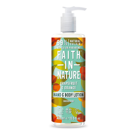 Faith in nature grapefruit and orange hand and body lotion 400 ml