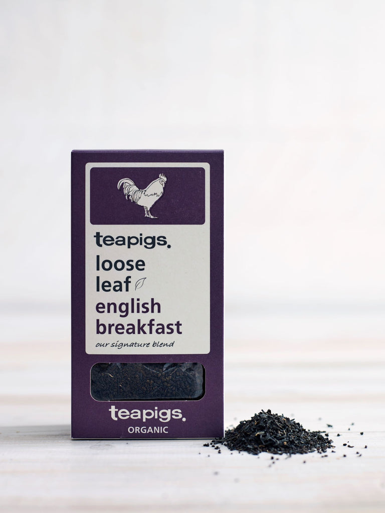 teapigs loose leaf english breakfast organic tea. Løs økologisk sort te 100 g