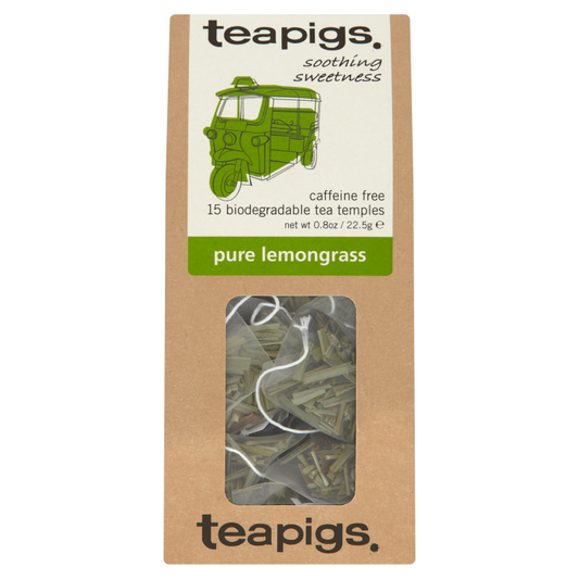teapigs pure lemongrass tea caffeine free citrongræs te uden koffein