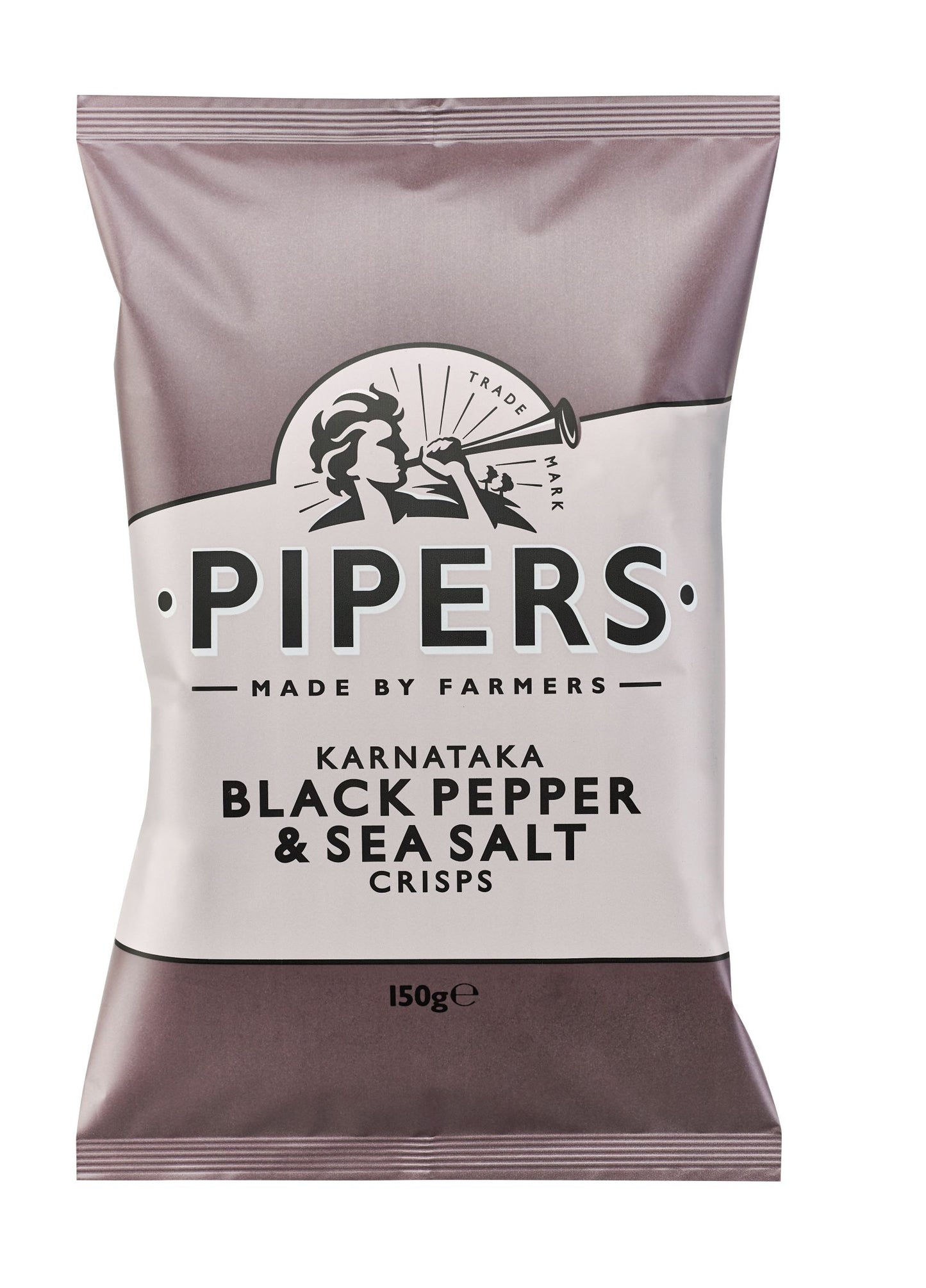 Pipers black pepper sea salt sort peber havsalt chips snacks crisps
