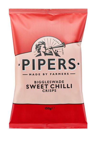 Pipers sweet chilli chips sød chili snacks crisps