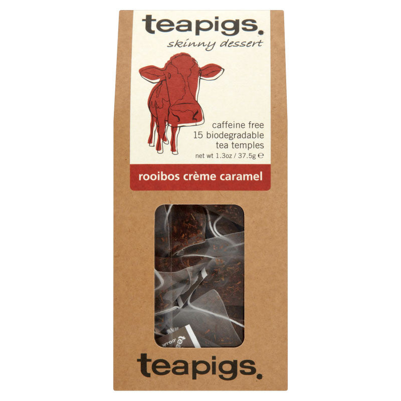 teapigs Rooibos Creme Caramel tea 15s. 