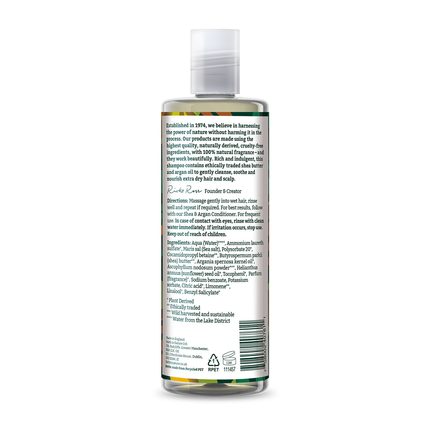 Shampoo Shea & Argan 400 ml.