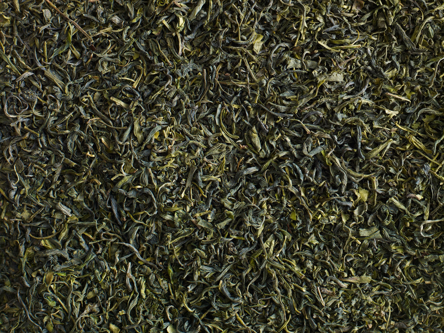 teapigs Mao Feng grøn te tæt på. close up