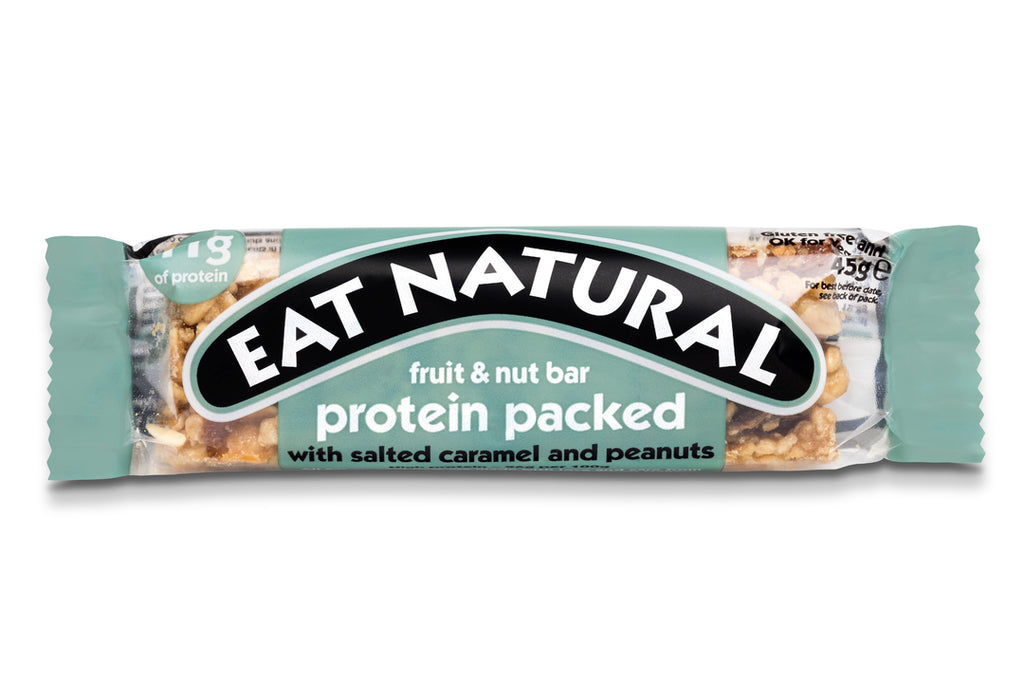 Protein packed med saltet karamel og jordnødder